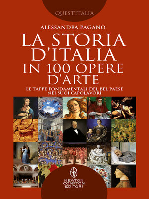 cover image of La storia d'Italia in 100 opere d'arte